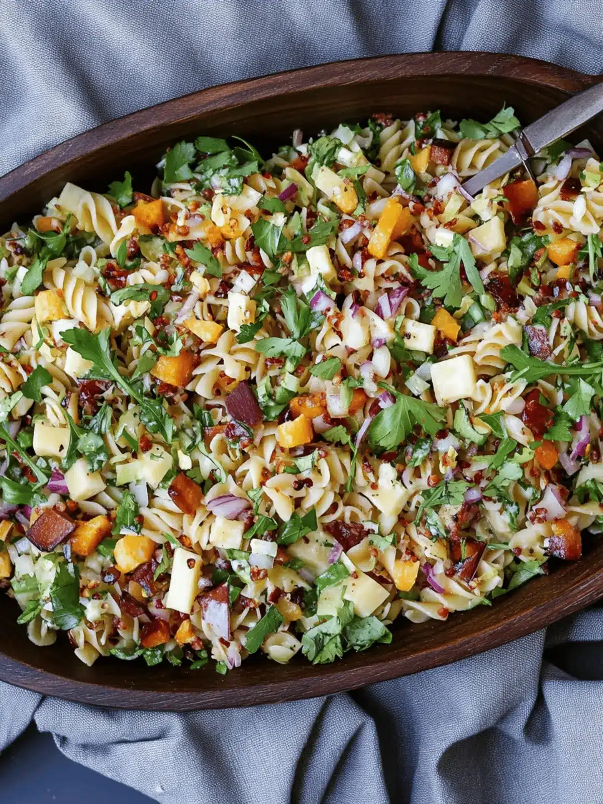 Chopped Fall Pasta Salad