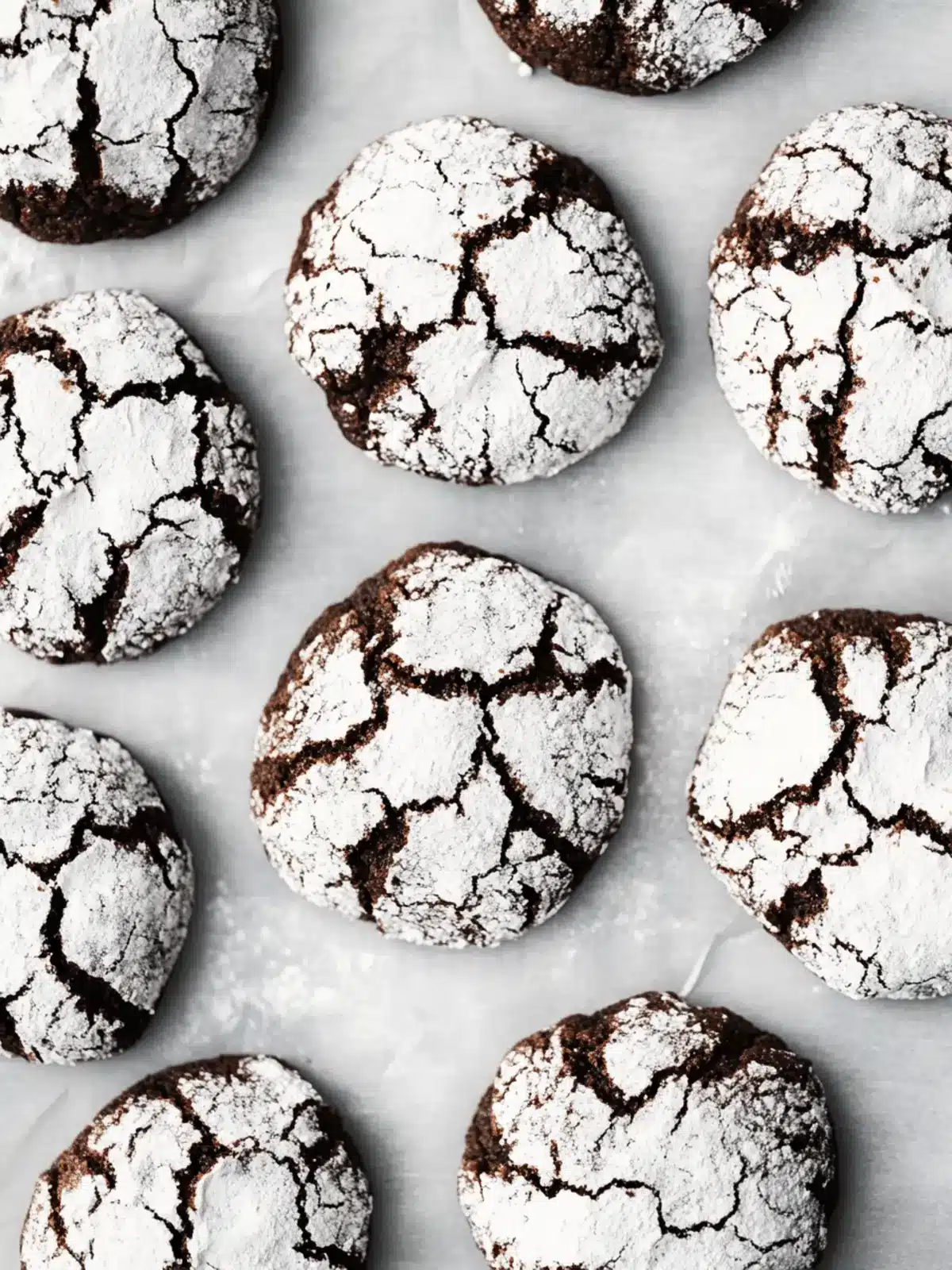 Chocolate Crinkle Cookies