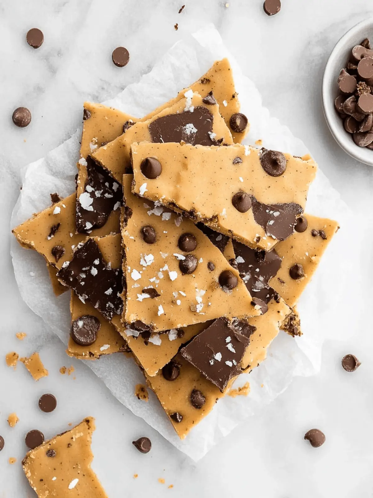 Healthy Cookie Dough Bark
