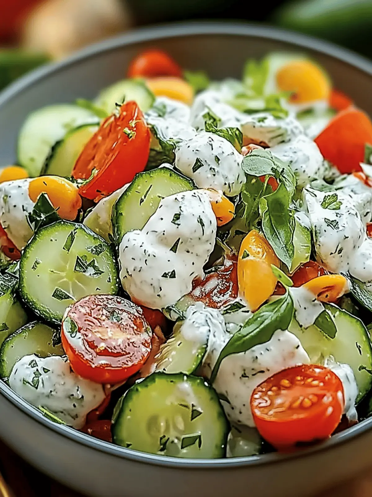 Cucumber Ranch Crack Salad