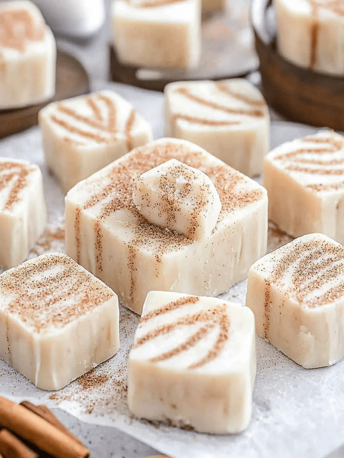 Cinnamon Roll Fudge