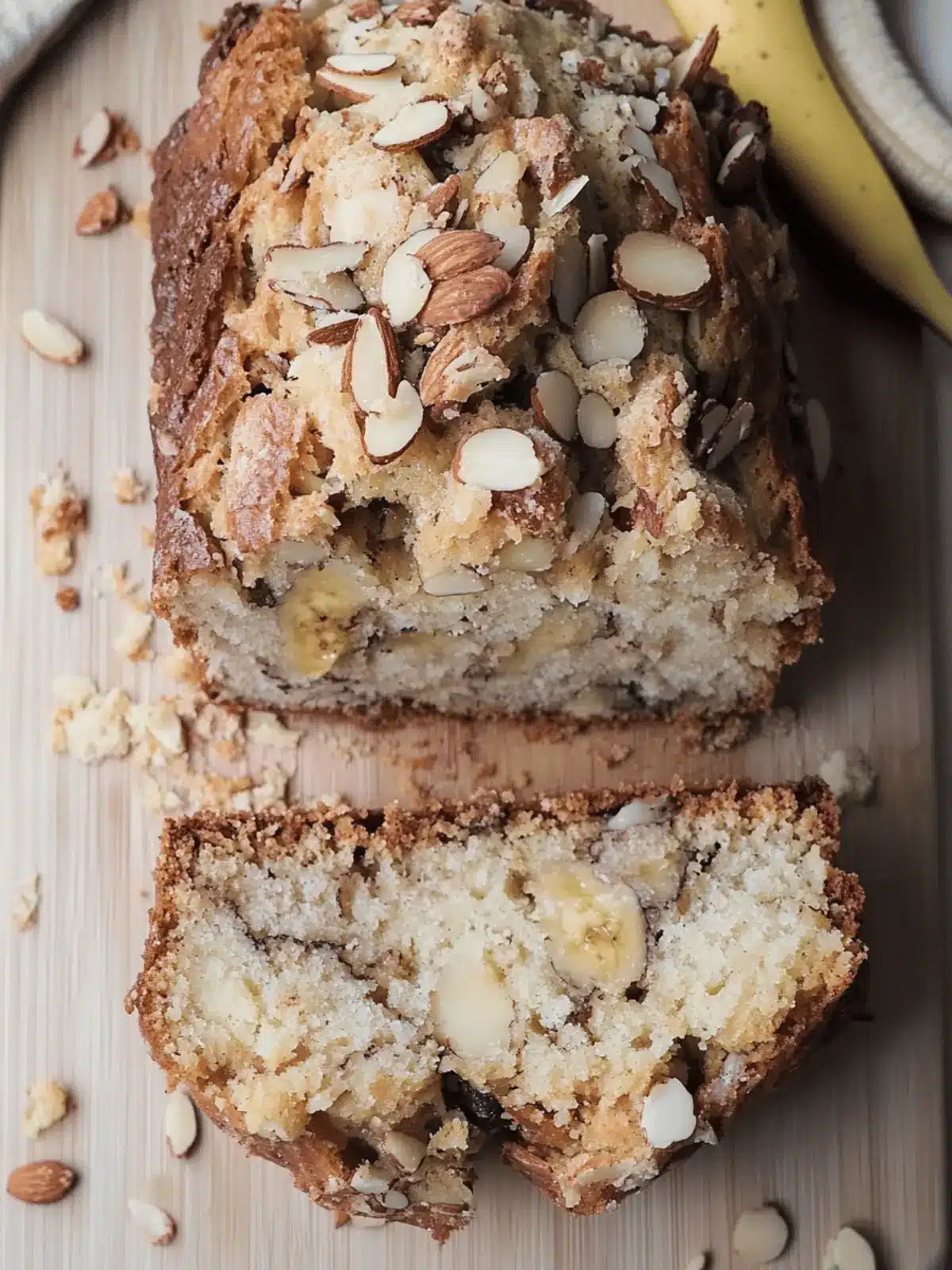 Almond Croissant Banana Bread