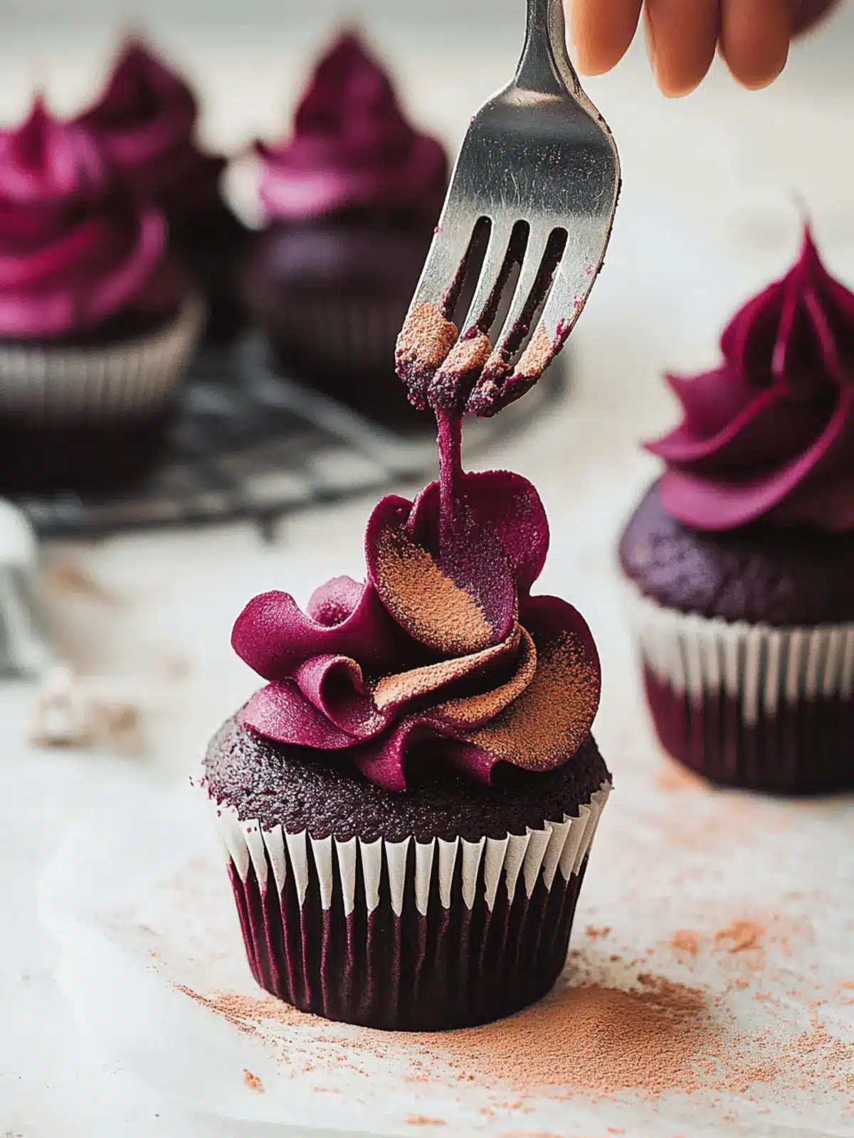 Chocolate Beetroot Cupcakes