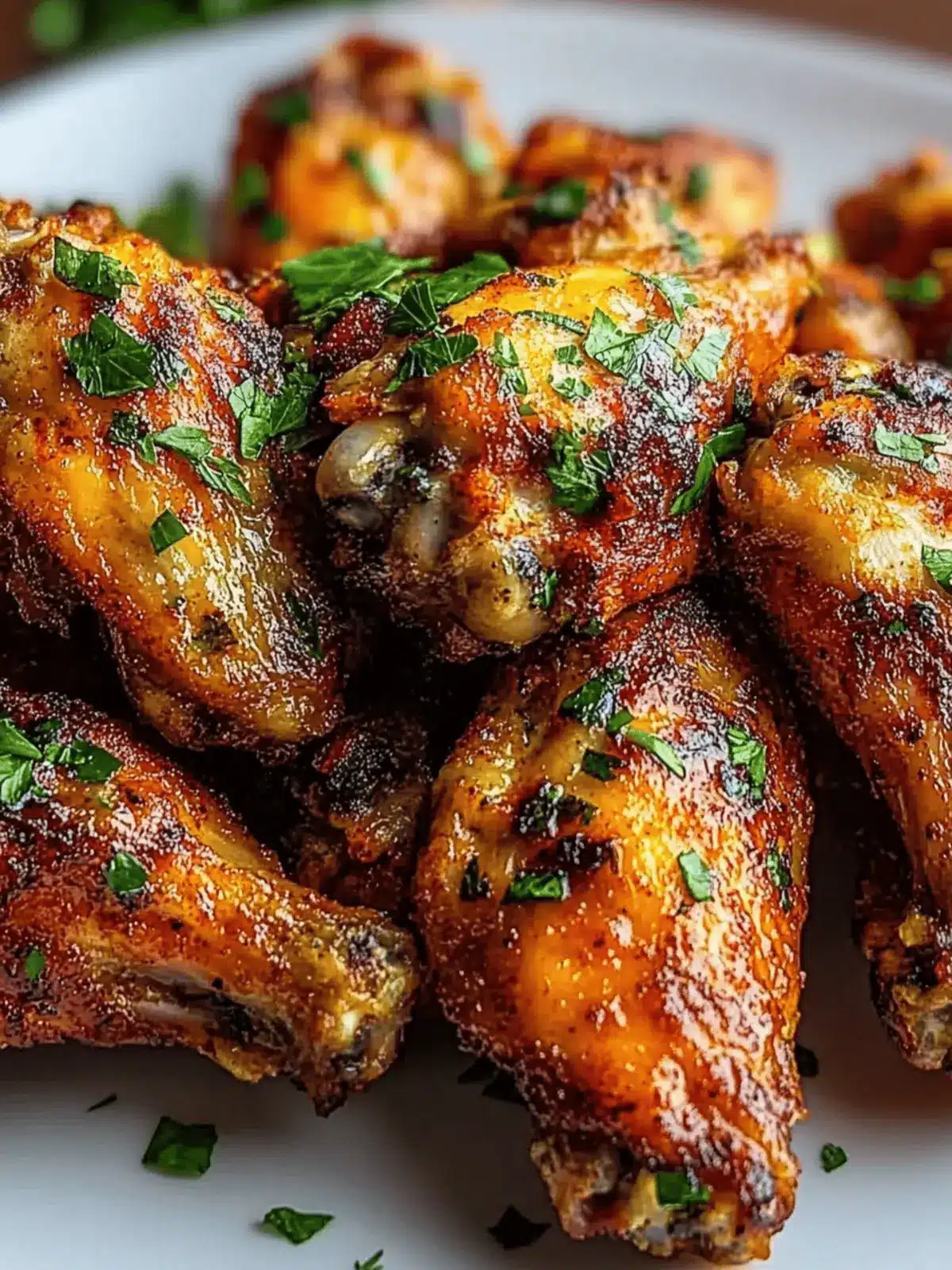 Cajun Garlic Chicken Wings