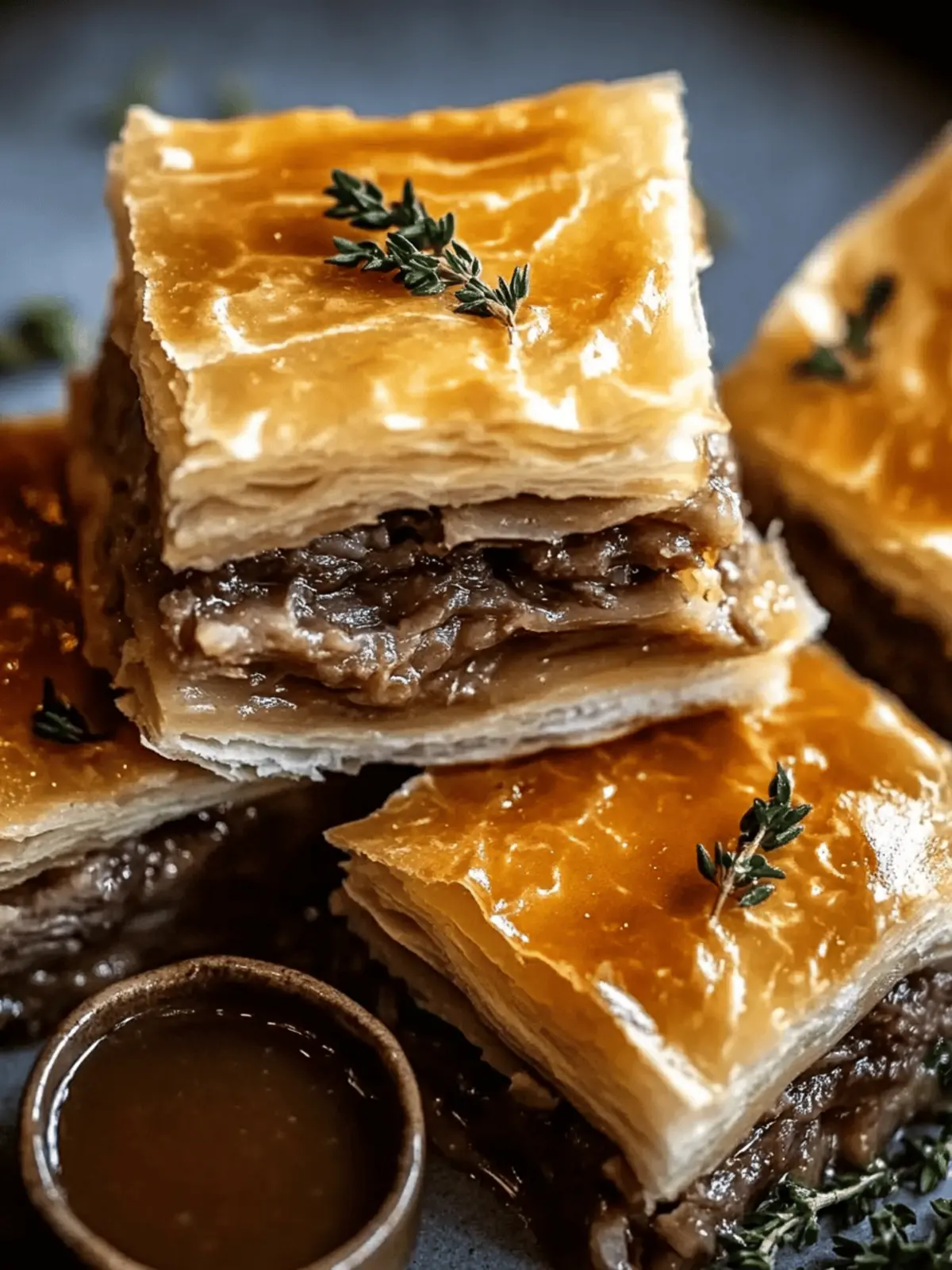 French Dip Squares