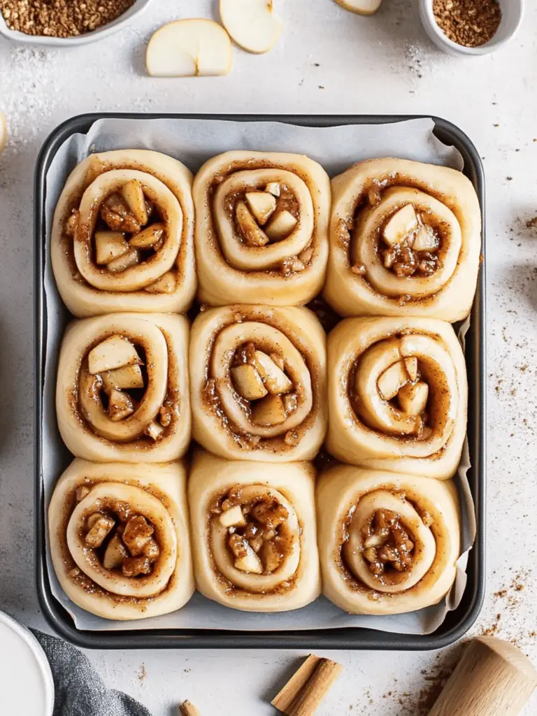 Soft-Baked Apple Cinnamon Rolls