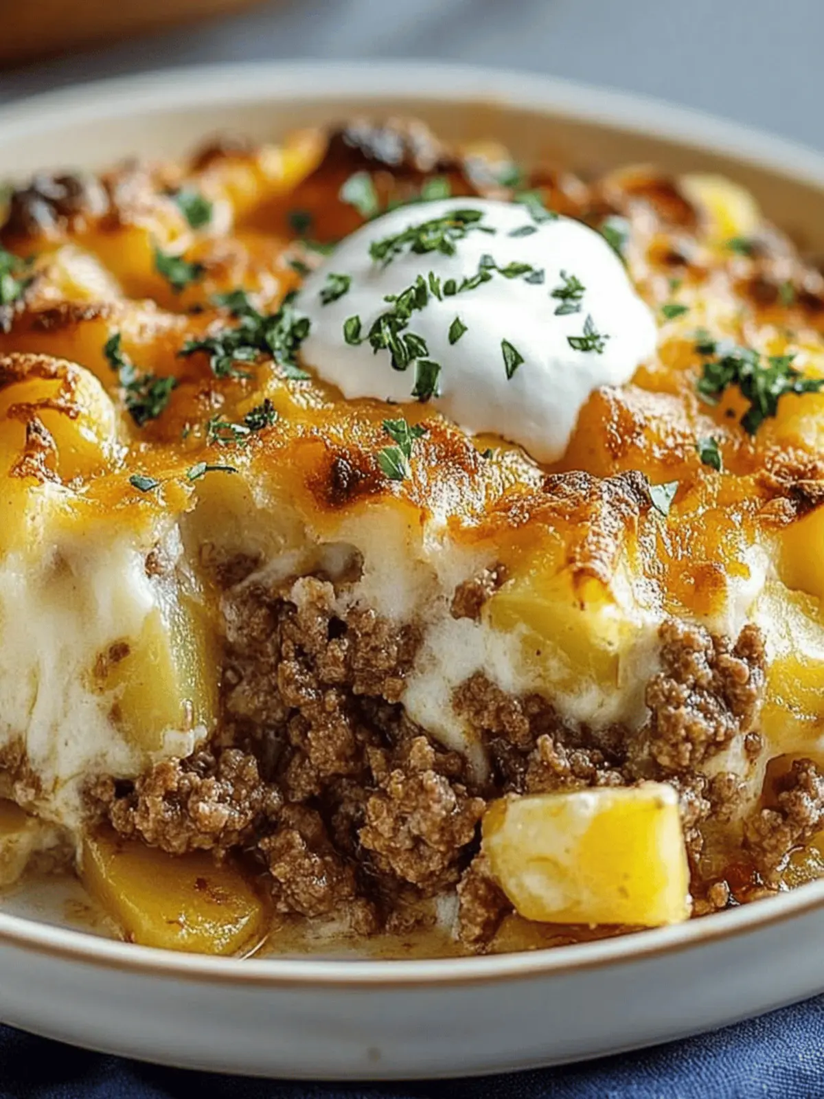 Ground Beef and Potatoes Casserole for Ultimate Comfort Food 3 Ground Beef and Potatoes Casserole