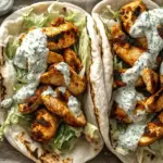 Sheet Pan Chicken Pitas with Herby Ranch