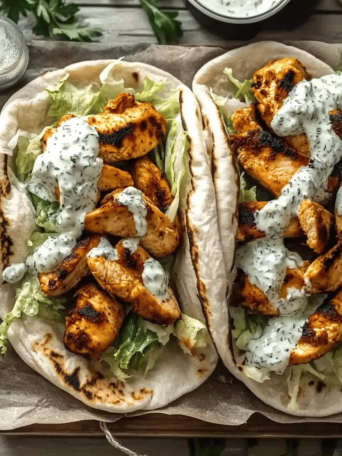 Sheet Pan Chicken Pitas with Herby Ranch for Easy Weeknight Dinners 5 Sheet Pan Chicken Pitas with Herby Ranch