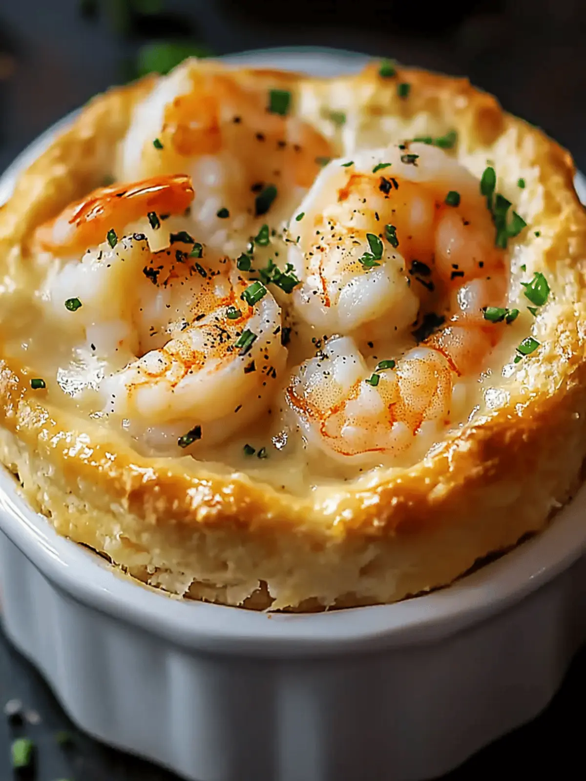 Shrimp & Lobster Cheddar Bay Biscuit Pot Pie