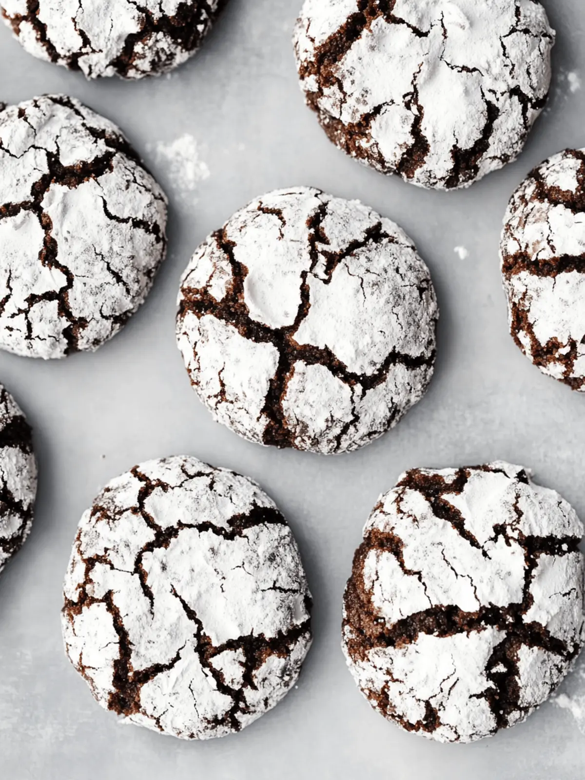 Chocolate Crinkle Cookies