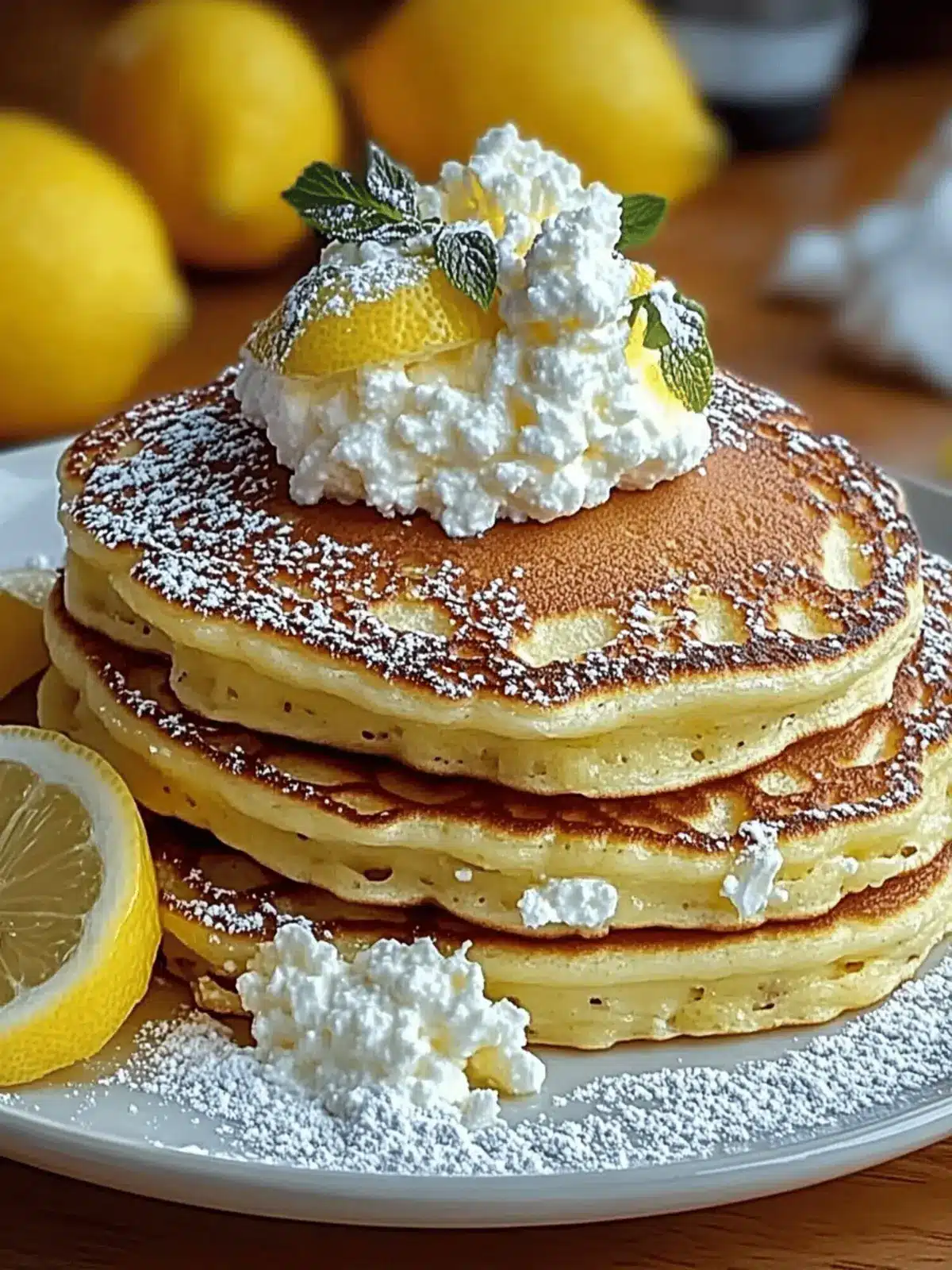 Lemon Ricotta Pancakes