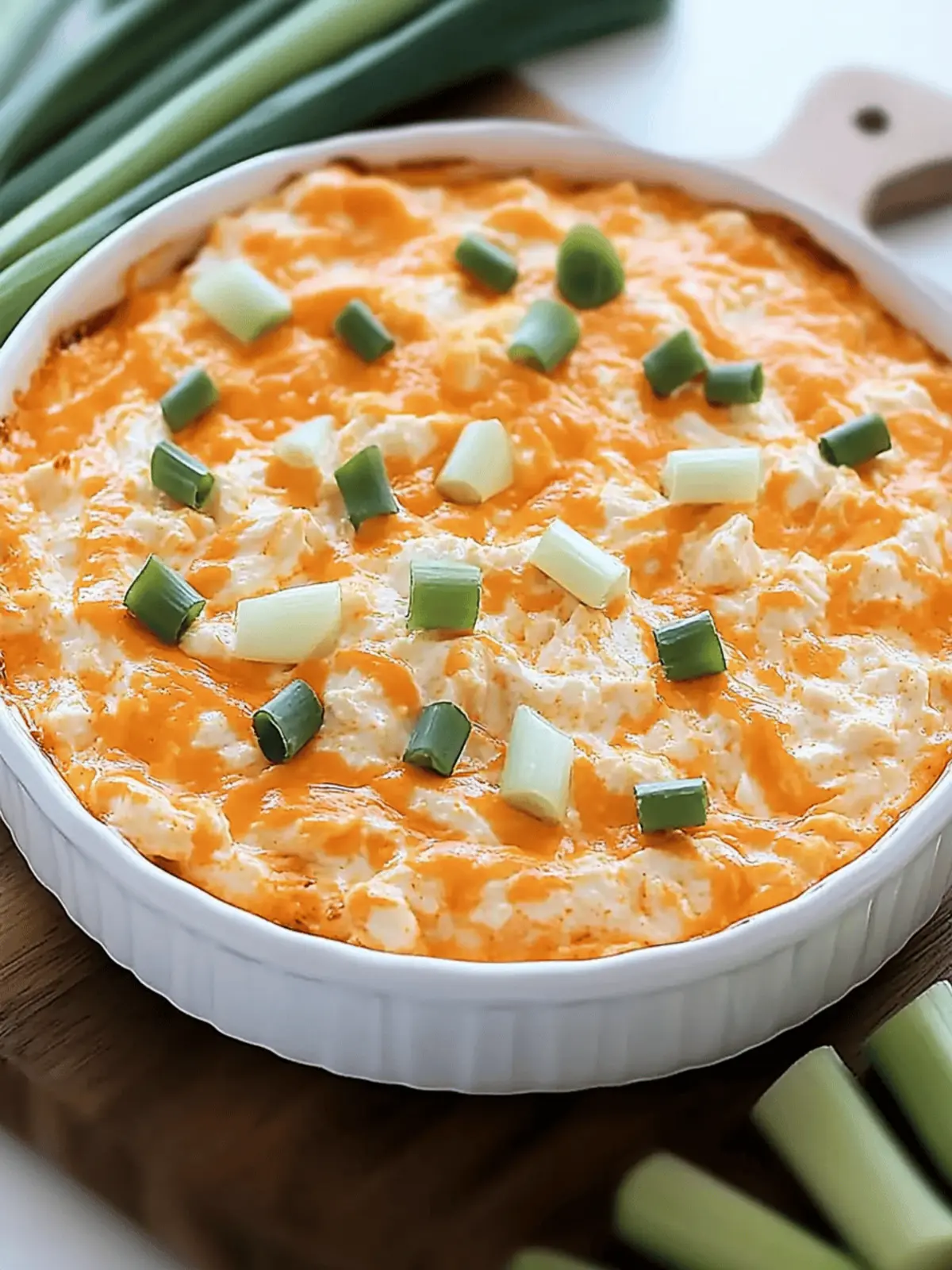 Healthy Buffalo Chicken Dip