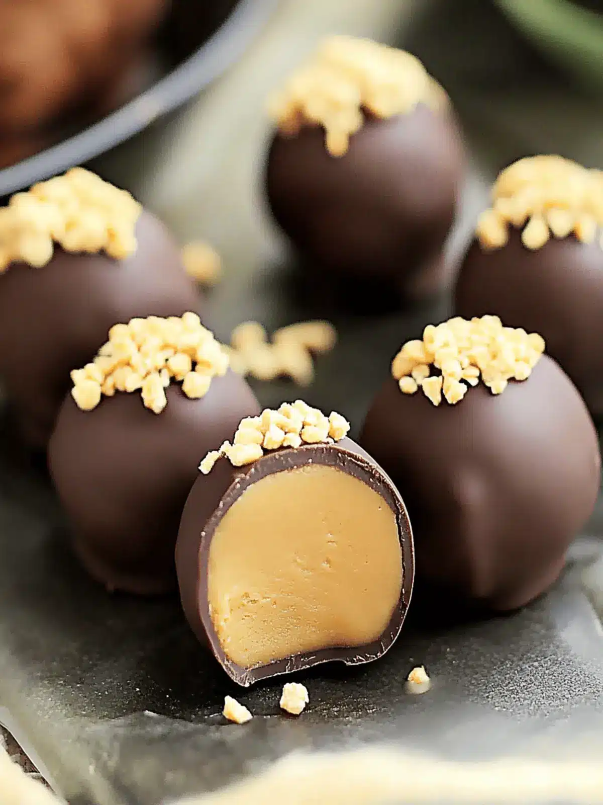 Peanut Butter Chocolate Acorn Truffles: Fall's No-Bake Delight 4 Peanut Butter Chocolate Acorn Truffles