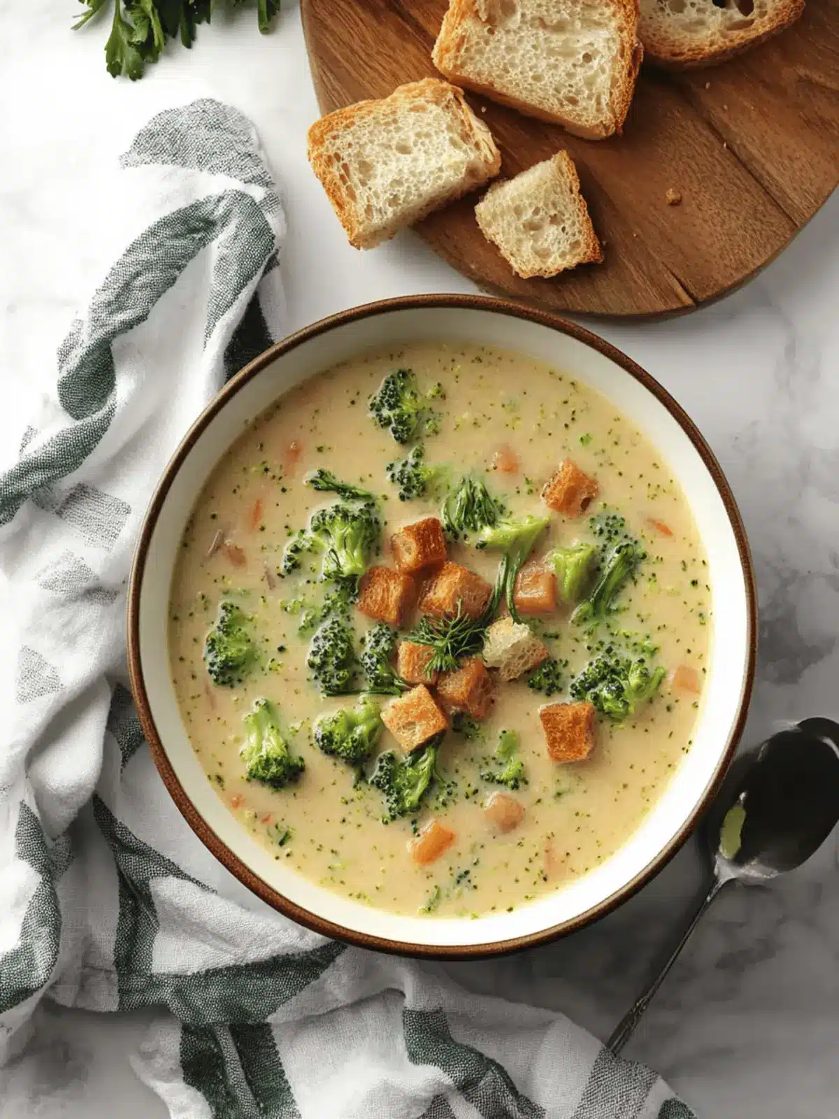 Smoked Gouda Broccoli Soup