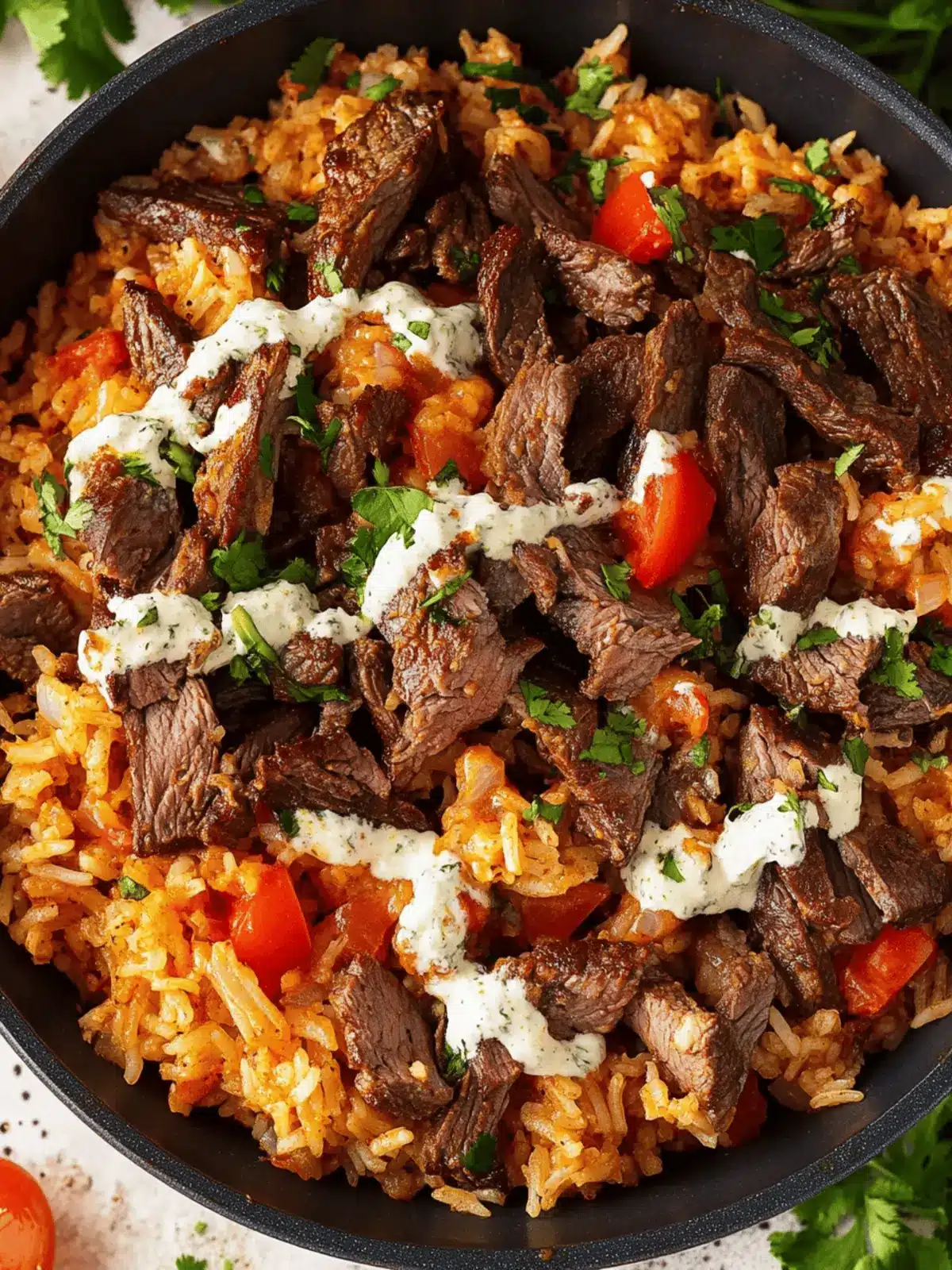 Steak & Queso Rice