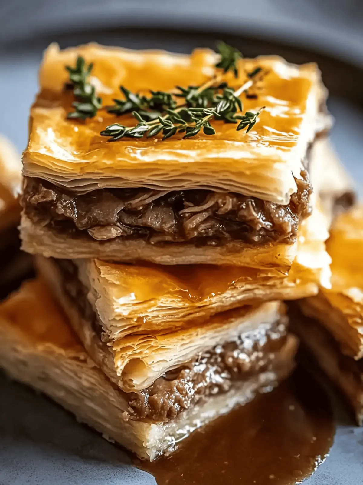 French Dip Squares