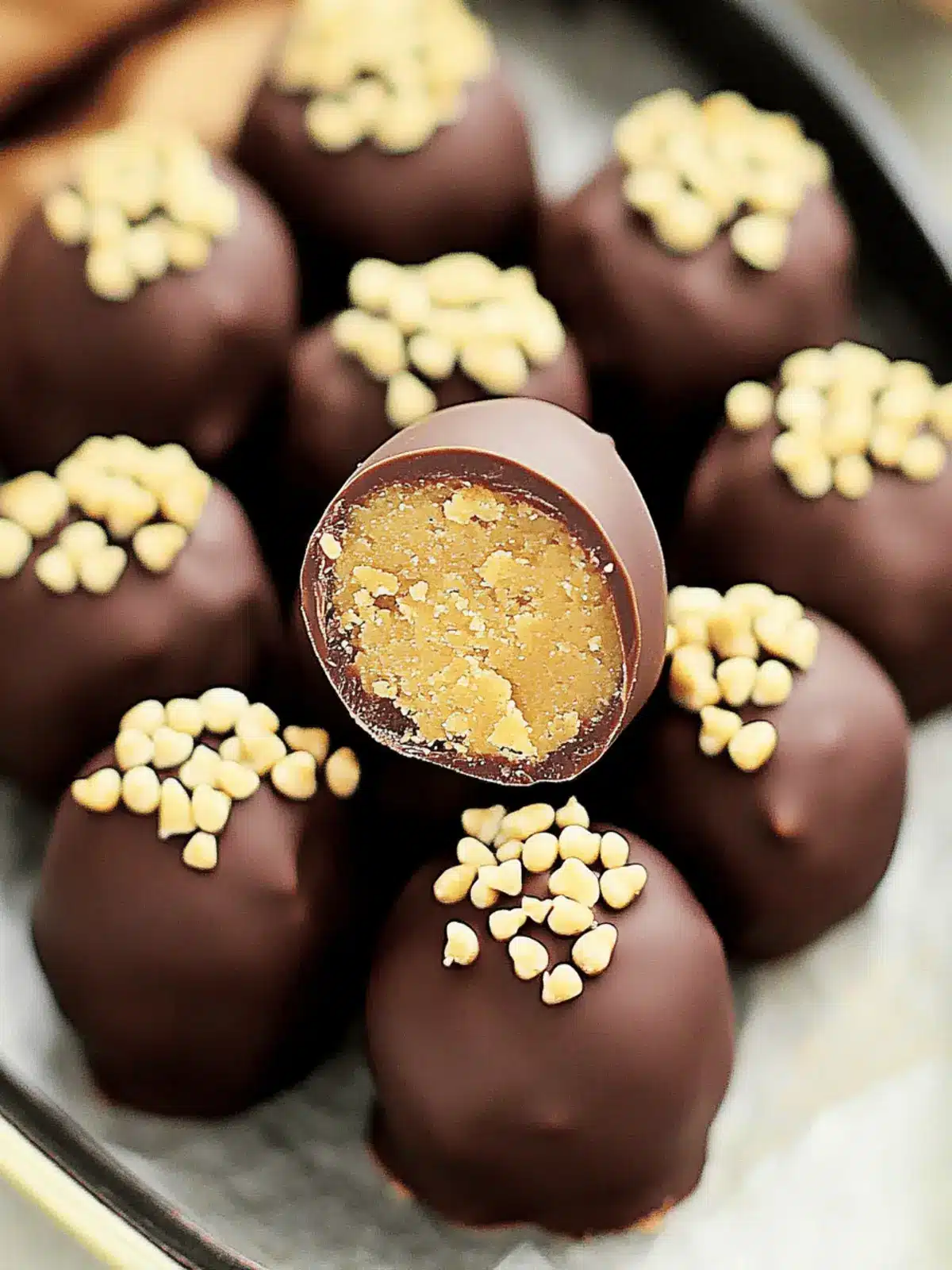 Peanut Butter Chocolate Acorn Truffles: Fall's No-Bake Delight 2 Peanut Butter Chocolate Acorn Truffles