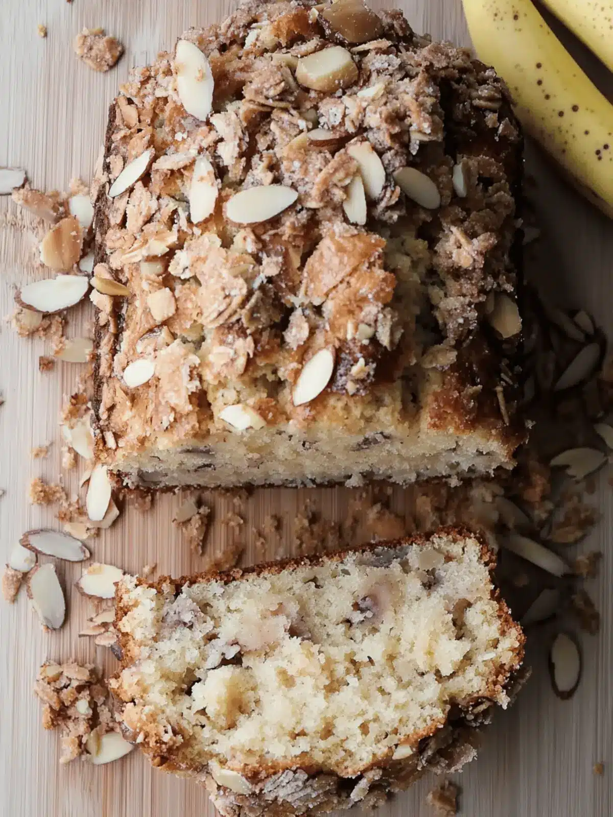 Almond Croissant Banana Bread