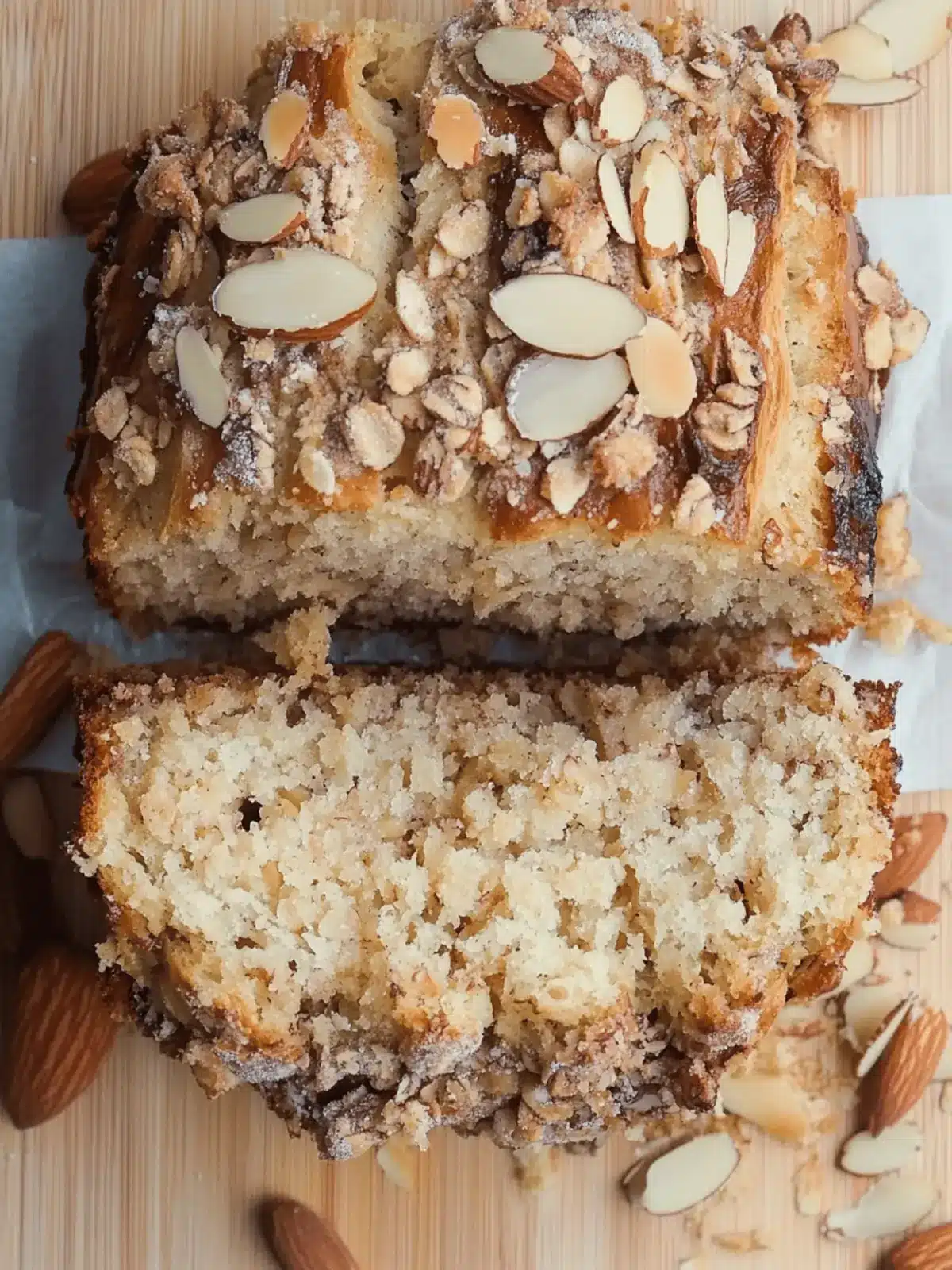 Almond Croissant Banana Bread