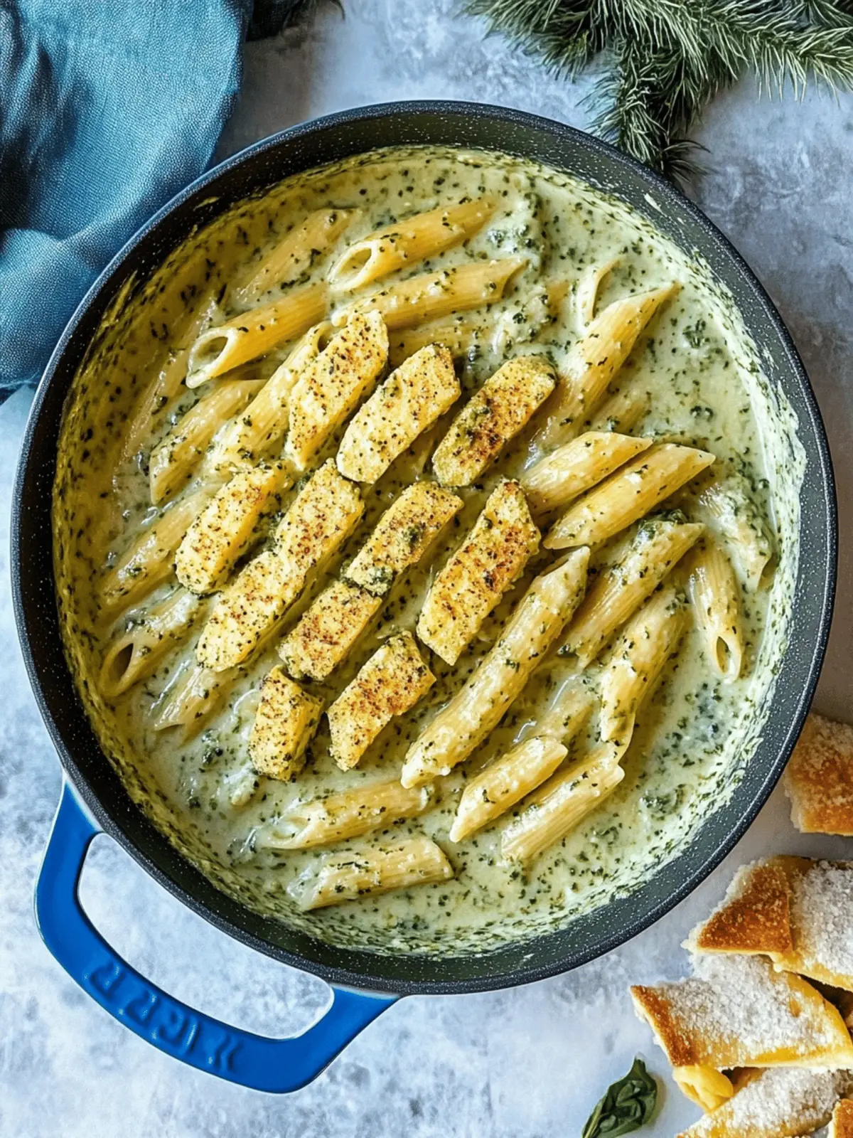 Creamy Pesto Sauce Pasta