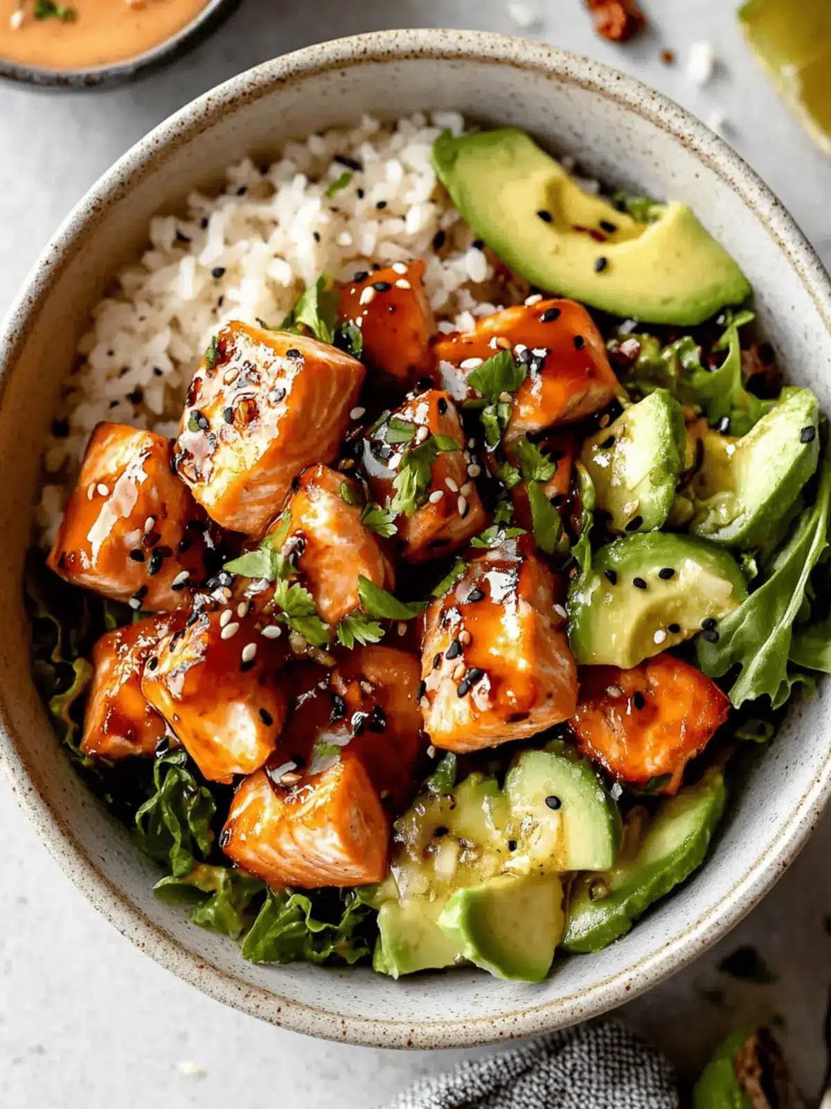 Delicious Honey Glazed Salmon Bowl Ready in 30 Minutes 4 Honey Glazed Salmon Bowl