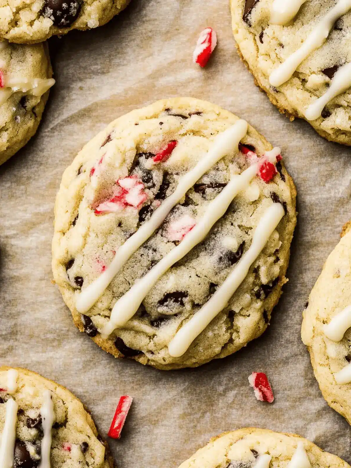 Peppermint Chocolate Chip Cookies
