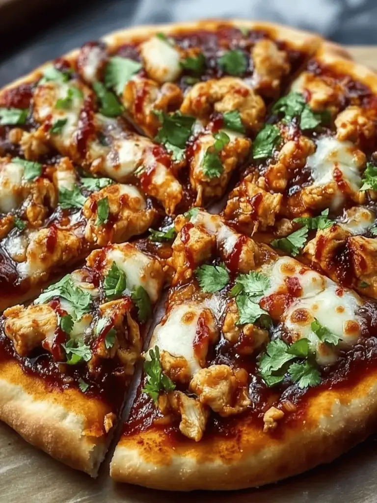 Chili Garlic Chicken Pizza