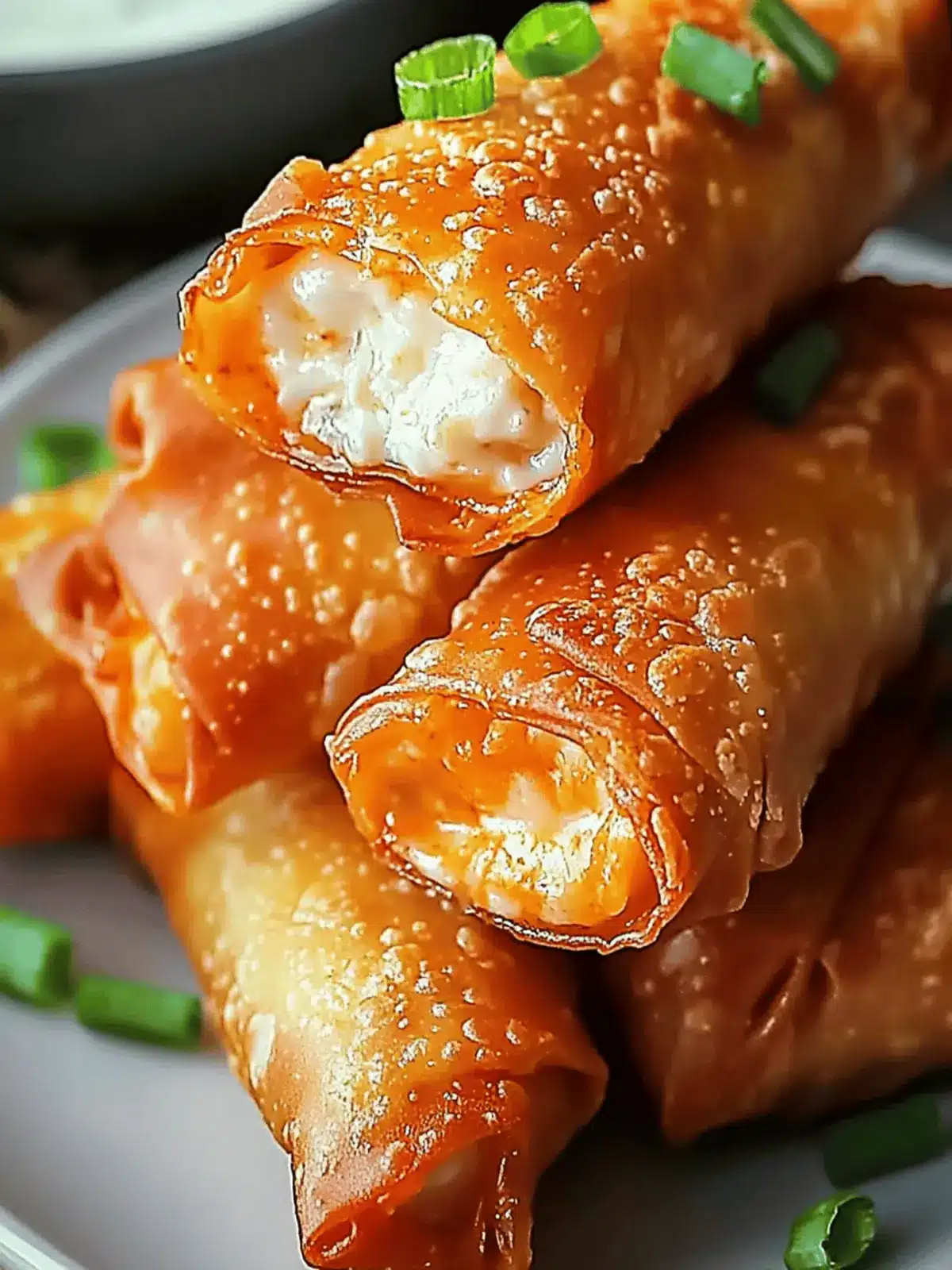 Crispy Buffalo Chicken Dip Egg Rolls You’ll Crave at Parties 3 Crispy Buffalo Chicken Dip Egg Rolls