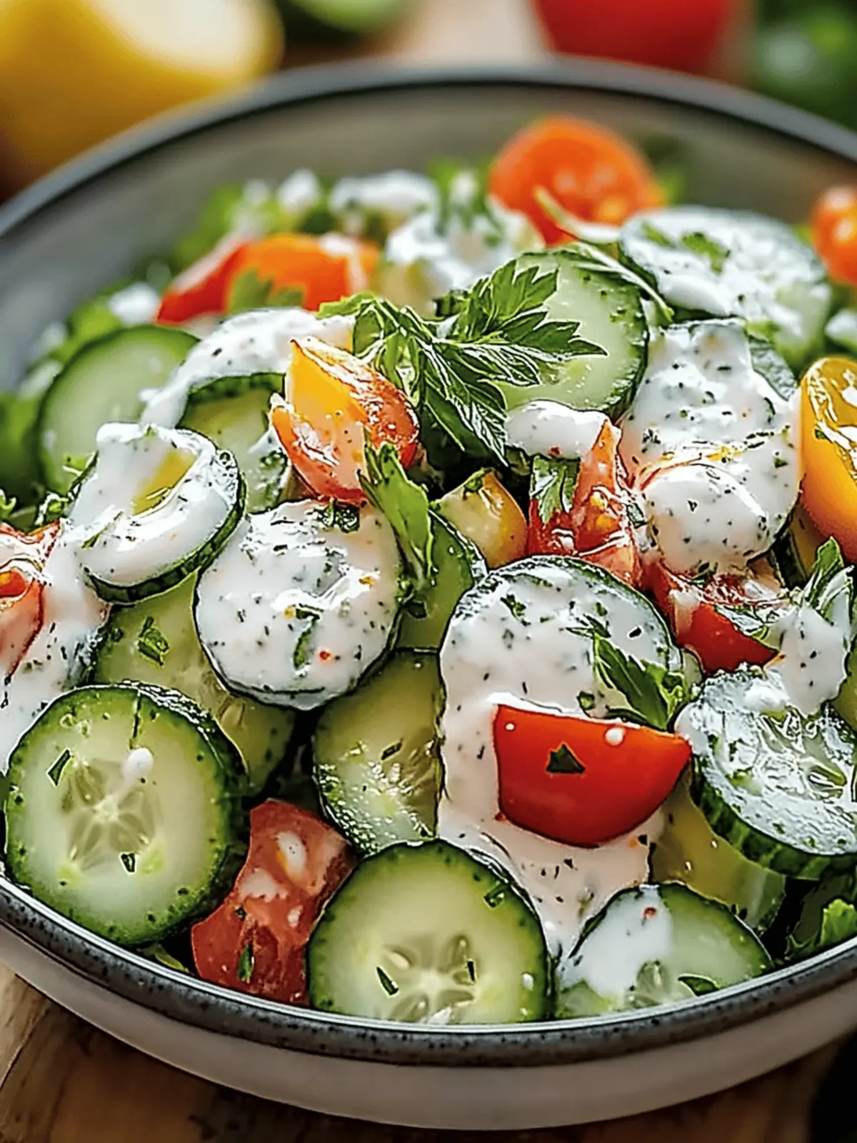 Cucumber Ranch Crack Salad