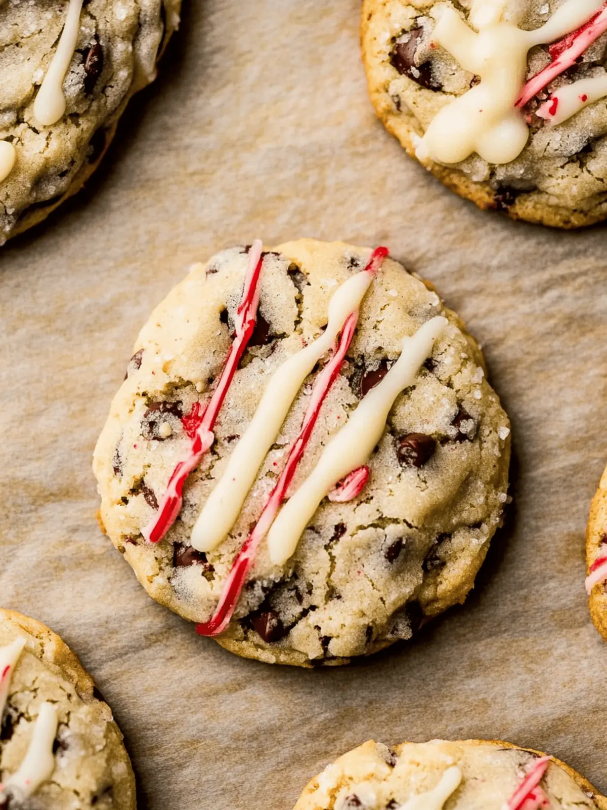 Peppermint Chocolate Chip Cookies