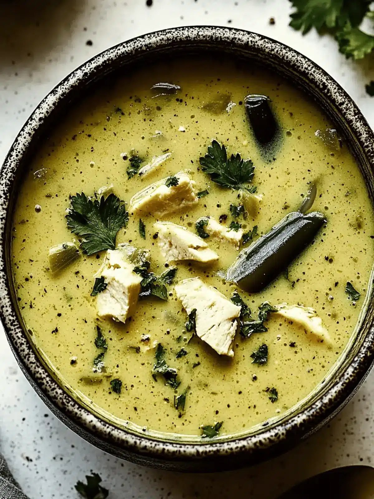 Roasted Poblano Soup