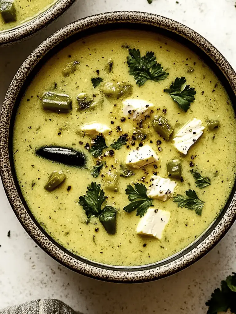 Roasted Poblano Soup