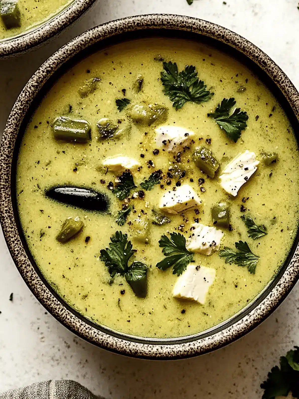 Roasted Poblano Soup