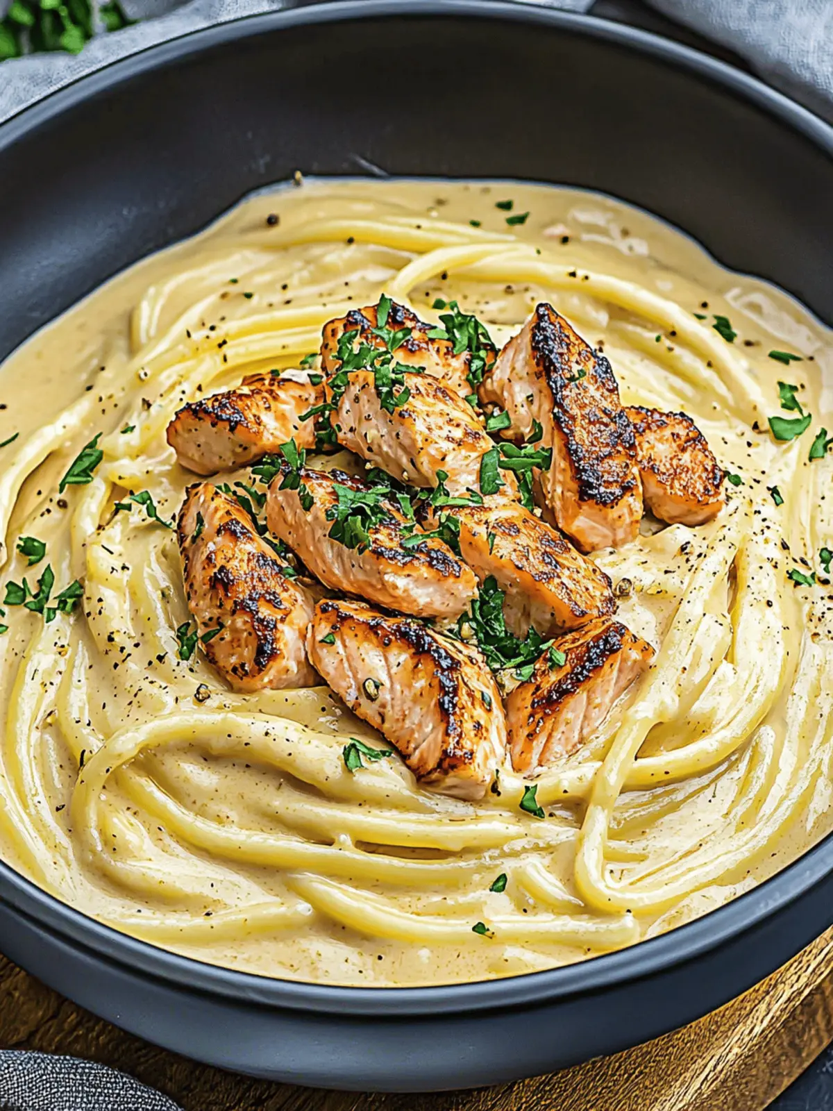 Creamy Salmon Pasta