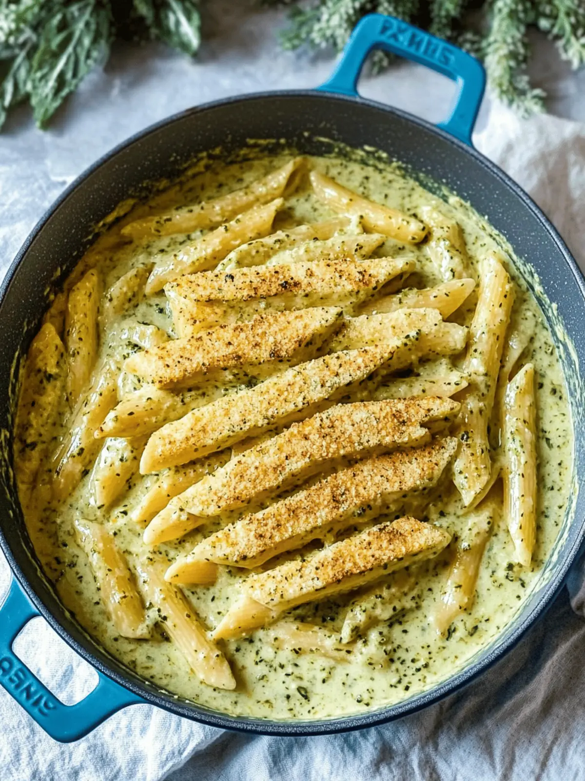 Creamy Pesto Sauce Pasta