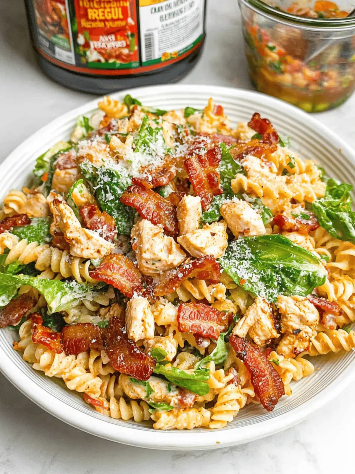 Savory Chicken Bacon Ranch Pasta Salad for a Family Feast 2 Chicken Bacon Ranch Pasta Salad
