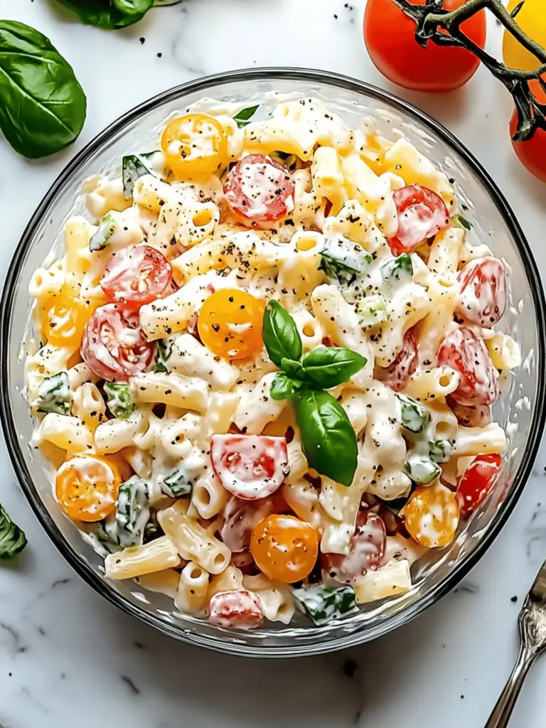 Creamy Ditalini Pasta Salad