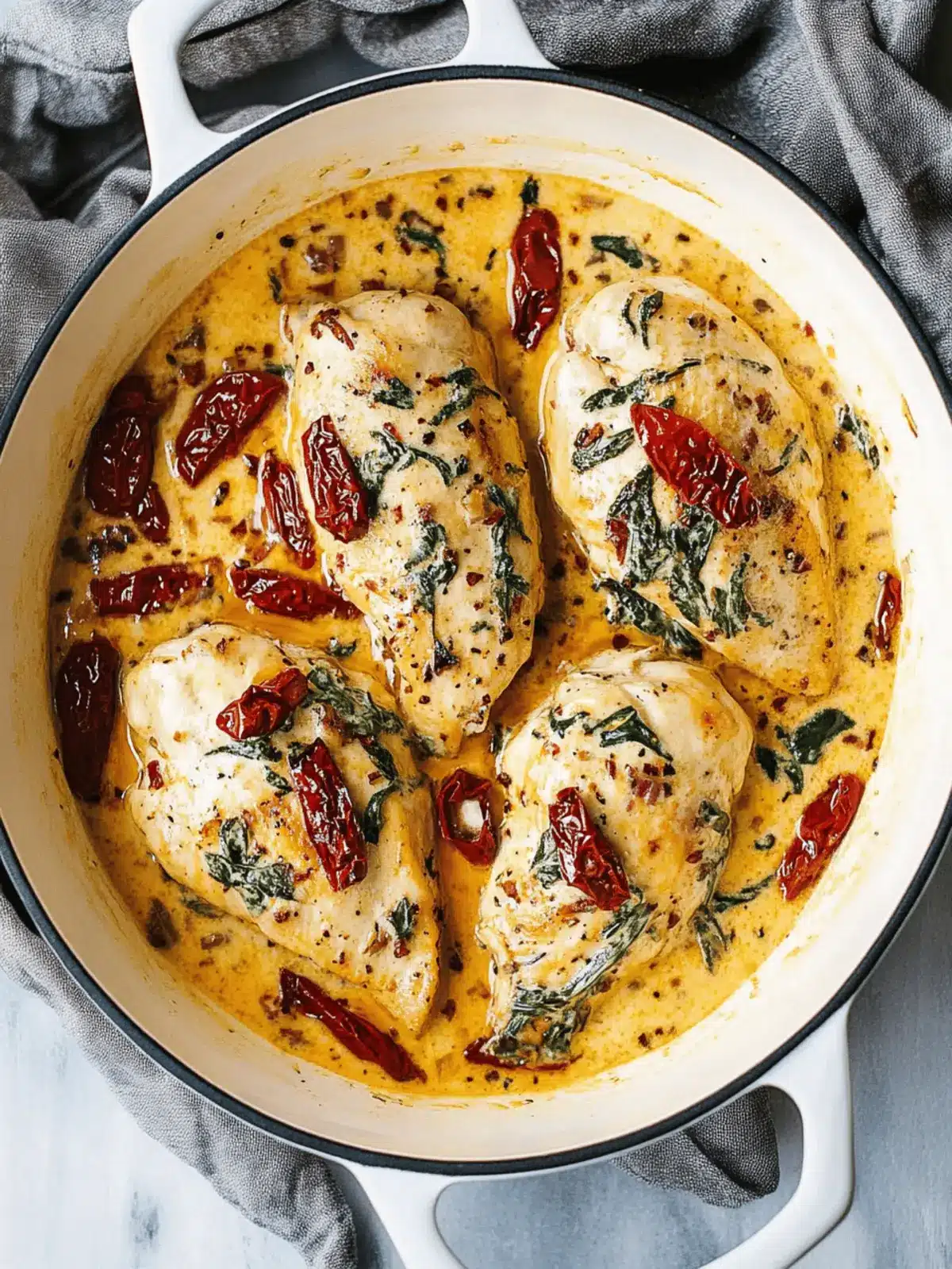 Creamy Tuscan Chicken: A Cozy Dinner Delight You’ll Love 5 Creamy Tuscan Chicken