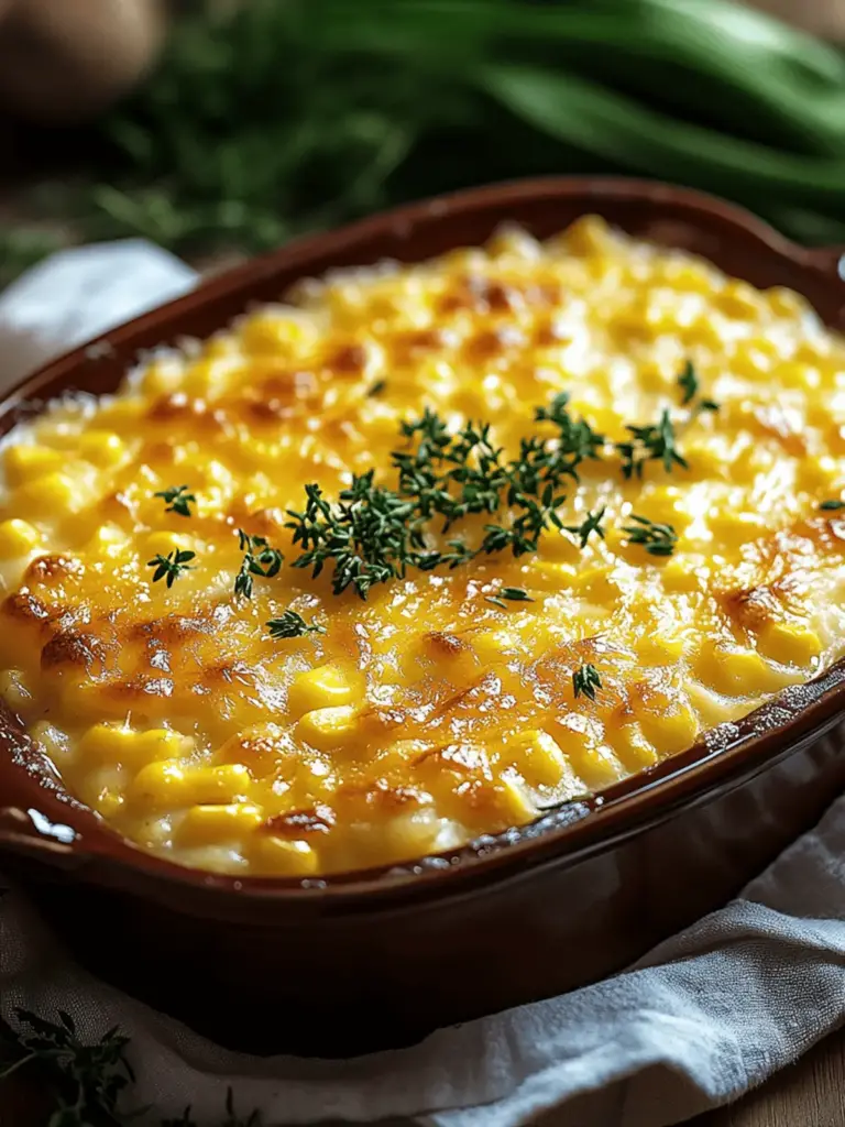 Honey-Glazed Corn Casserole
