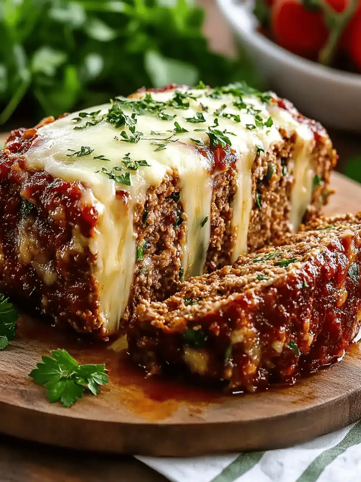 Cheesy Italian Meatloaf Recipe for a Cozy Dinner Night 4 Italian Meatloaf with Cheese