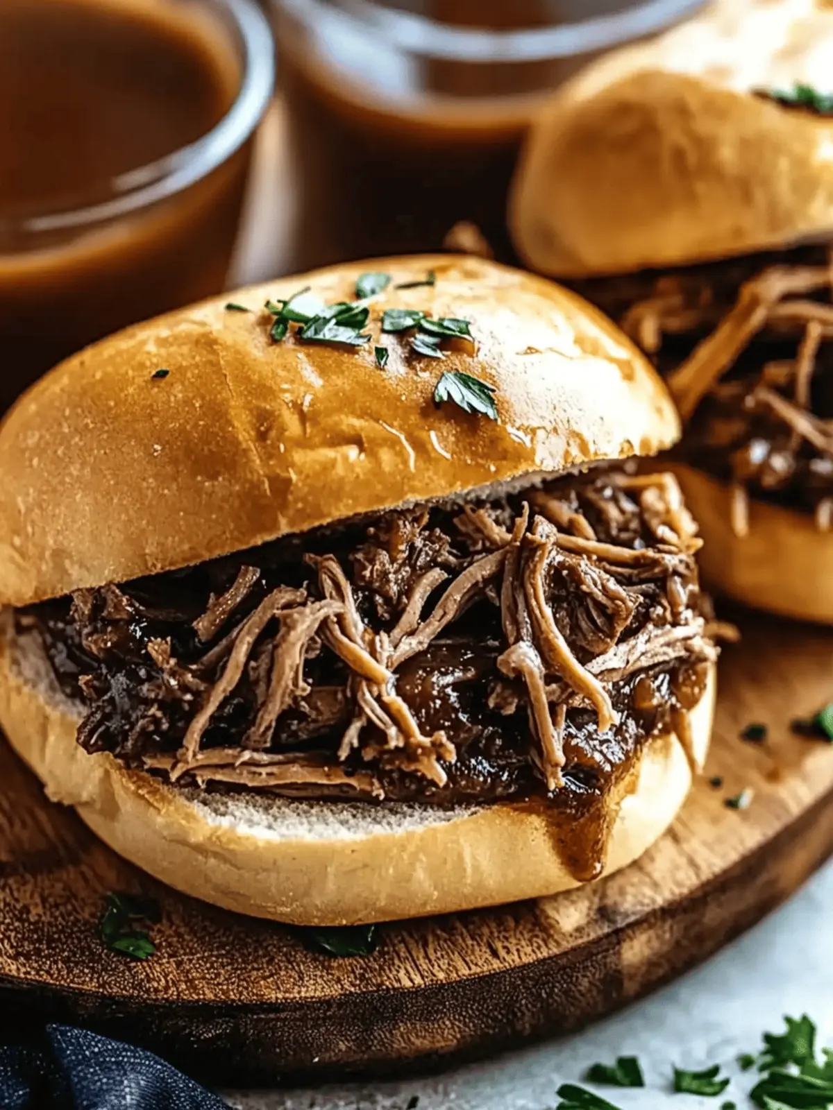 Crockpot French Dip Sandwiches: Effortless Comfort Food Bliss 4 Crockpot French Dip Sandwiches