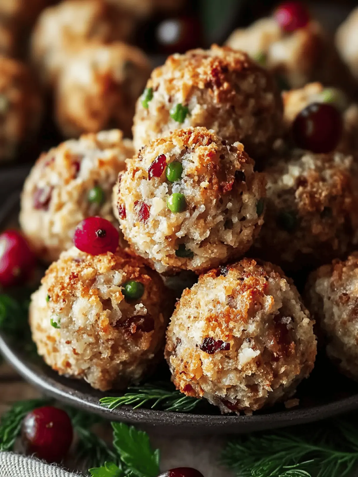 Thanksgiving Stuffing Balls: Flavorful Bites Everyone Will Love 3 Thanksgiving Stuffing Balls