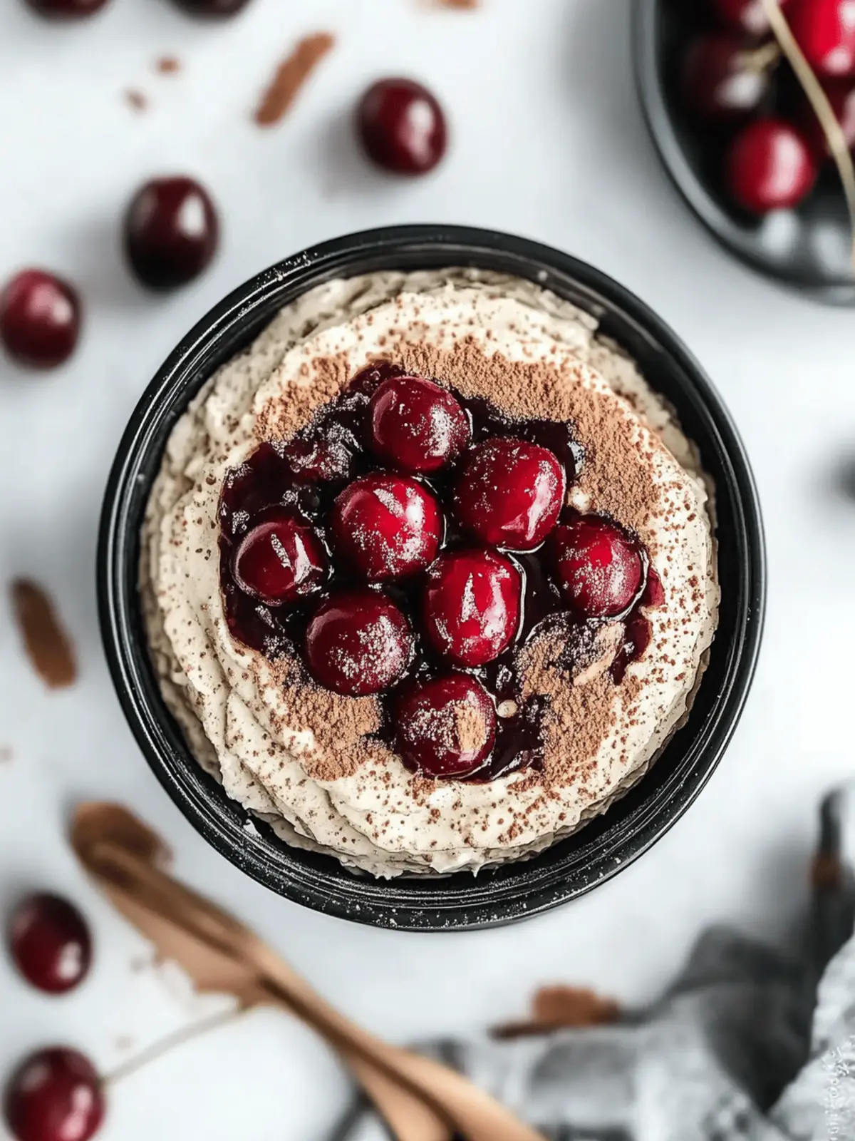 Cherry Amaretto Tiramisu