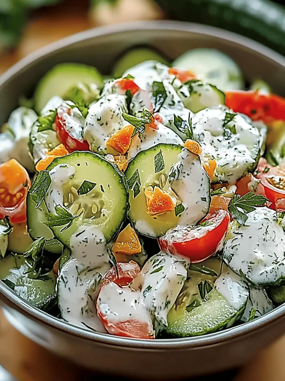 Cucumber Ranch Crack Salad
