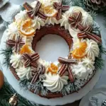 Delightful Spiced Gingerbread Wreath Cake for Cozy Holidays 9 Spiced Gingerbread Wreath Cake