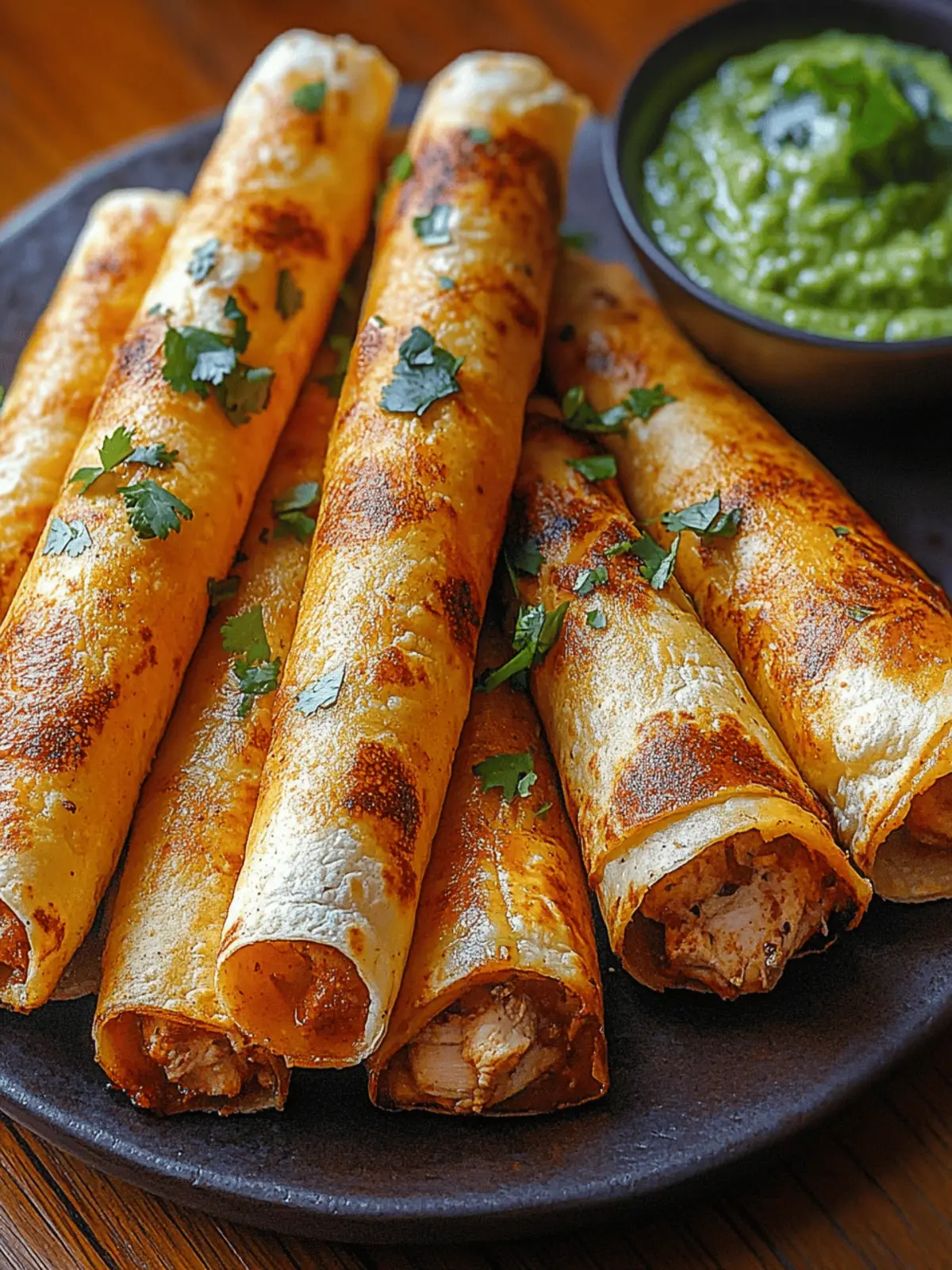 Crunchy Oven-Baked Chicken Taquitos That Steal the Show 5 Crunchy Oven-Baked Chicken Taquitos