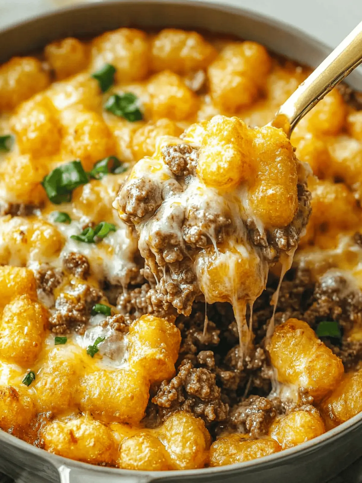 Savory Tater Tot Ground Beef Casserole for Family Fun Nights 3 Tater Tot Ground Beef Casserole