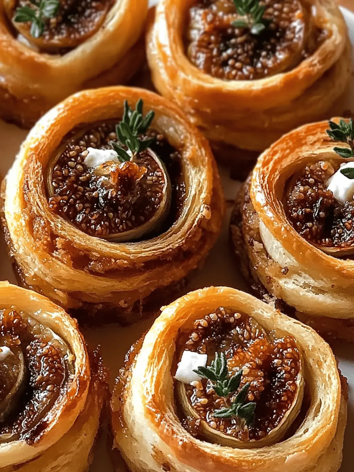 Fig and Goat Cheese Pinwheels