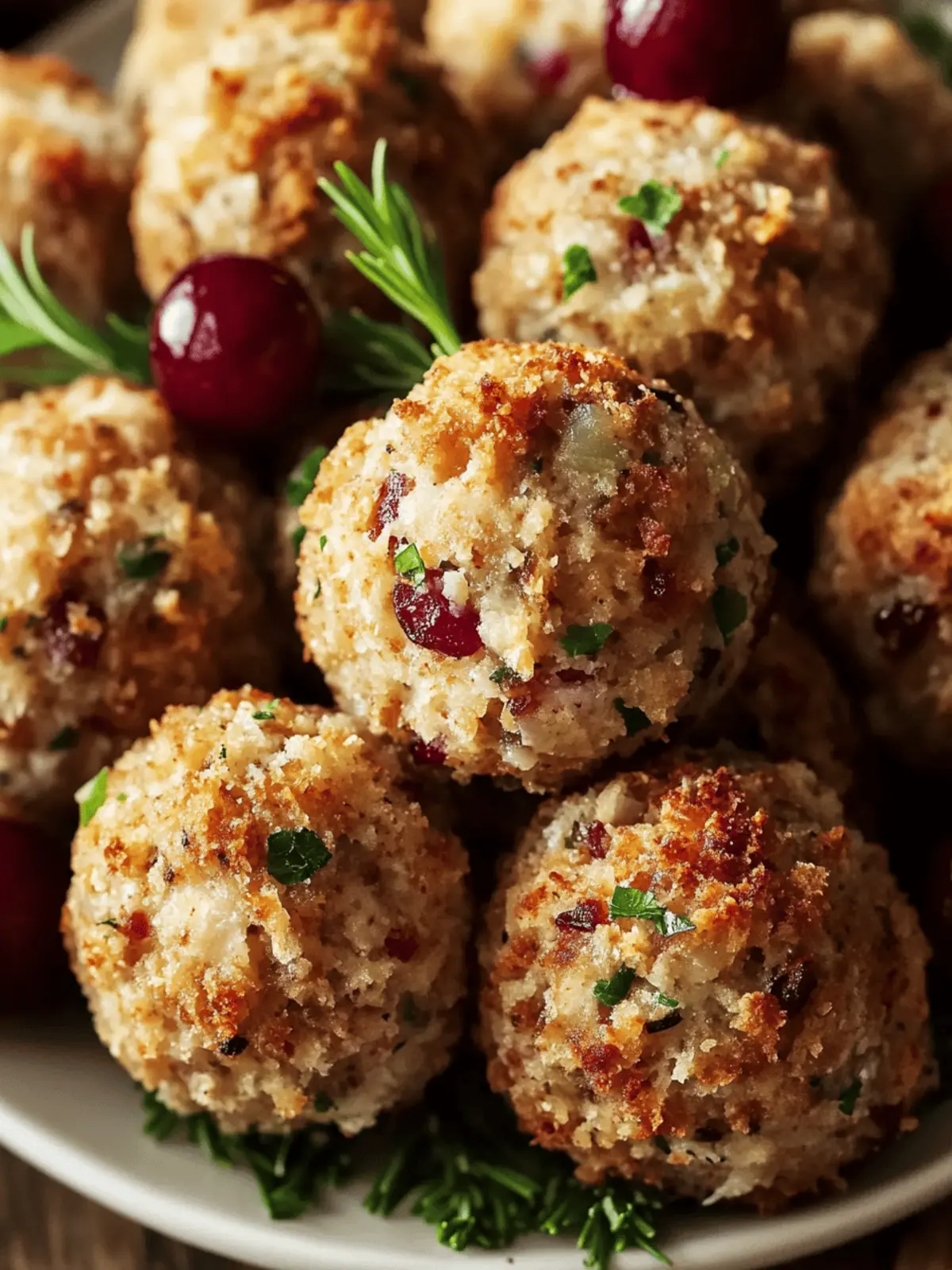 Thanksgiving Stuffing Balls: Flavorful Bites Everyone Will Love 5 Thanksgiving Stuffing Balls
